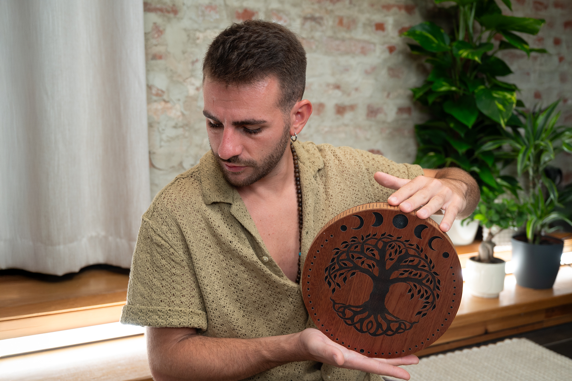 Rain Disk Mondphasen Lebensbaum 10"
